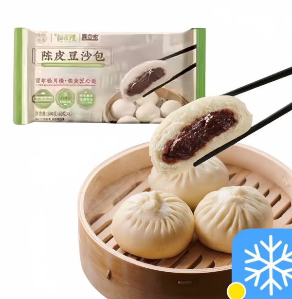 松月楼 陈皮豆沙包 360g(六枚)